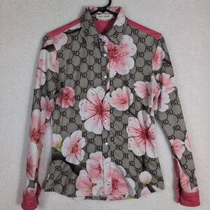 Ranch Dressn Rodeo Shirt XS Womens Equestrian showing horse rider